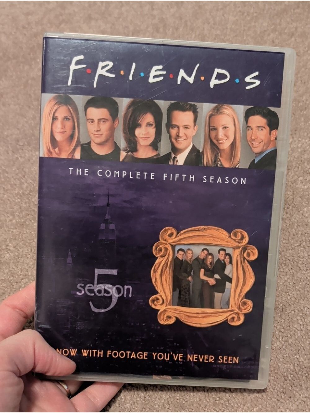 💚 2/$20 Friends: The Complete Fifth Season DVD - Purple Cover
